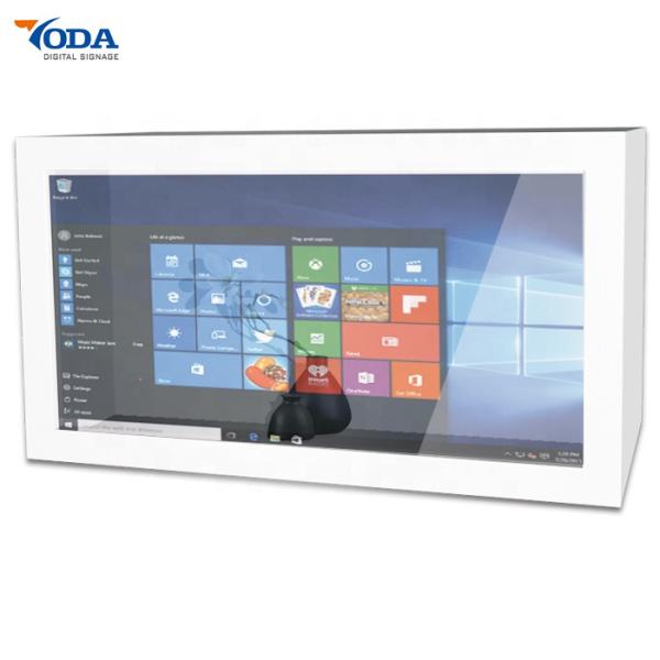 Quality Standalone Transparent LCD Showcase  Network WLAN USB RJ45  Support Various Language for sale