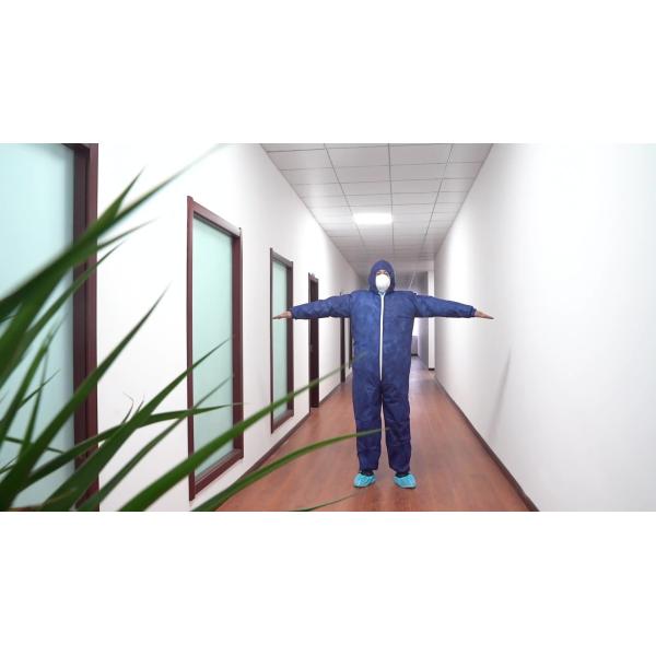 Quality S&J OEM Protective Coverall High Quality Polyester Coverall and SMS/PP/Microporous Material PPE Coverall Suit for sale