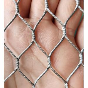 Buy cheap Stainless Steel Zoo Wire Mesh Wire RopeX Tend Zoo Mesh For Aviary from wholesalers