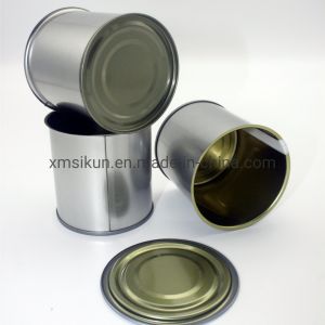 Custom 668# Tin Cookie Containers , Empty Round Tin Can