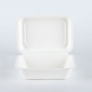 Buy cheap 600ml sugar cane bagasse compostable takeout lunch box from wholesalers