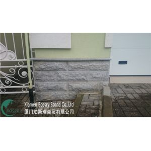 Buy cheap Natural Split Surface Exterior Wall Cladding G603 Grey Granite Mushroom Stone Tile from wholesalers