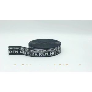 Buy cheap Soft High Tenacity Garment Reusable Custom Woven shiny Jacquard Elastic Webbing Band/ Tape for boxer waistbands from wholesalers