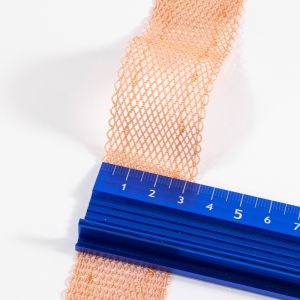 Buy cheap Fish silk mesh breathable elastic spandex band mesh elastic webbing for bra underwear from wholesalers