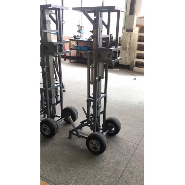 Quality Manual Arm Telescopic Camera Cranes , 240cm Handheld Camera Crane for sale