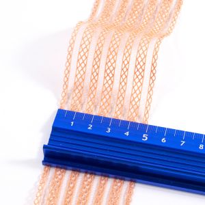 Buy cheap Elastic ultra-thin hollow fish silk elastic belt transparent mesh crochet fishing ribbon webbing for underwear from wholesalers