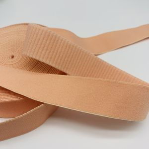 Buy cheap Factory high quality plush non-slip elastic edge nylon spandex soft underwear bra strap tape band webbing from wholesalers