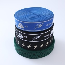 Buy cheap Embossed Elastic Soft Printed Customized Band Underwear Jacquard Woven Shiny Elastic Band For Boxer Waistbands from wholesalers