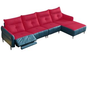 Buy cheap 2022 New Technology Fabric Sofa Electric Multifunctional Italian Corner Living Room Space Capsule Combination Sofa from wholesalers
