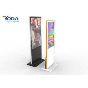 Durable Floor Standing Digital Signage LCD Advertising Display 380Cd / M2