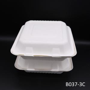 Buy cheap Nontoxic Take Away Boxes For Food , Healthy Biodegradable Take Out Containers from wholesalers