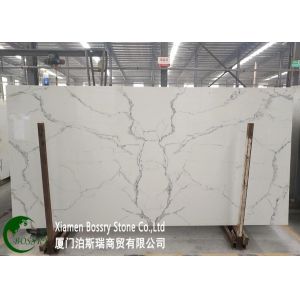 Buy cheap Factory supply White Calacatta quartz Stone from wholesalers