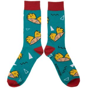 Buy cheap OEM 90s Cartoon customized cotton Blue and Red Retro MENS Crew Socks from wholesalers