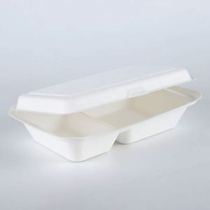 Buy cheap Container Eco-friendly Sugarcane Pulp Takeaway Food Packaging Box Alternative to Plastic Factory Supply Restaurant Paperboard from wholesalers