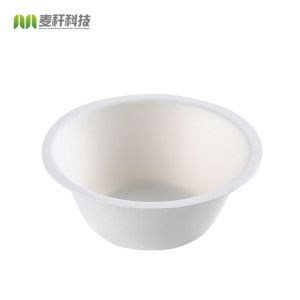 Buy cheap White Compostable Biodegradable Disposable Bowl Food Container from wholesalers