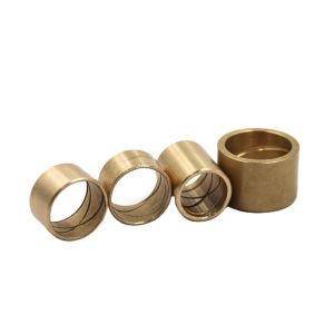 Buy cheap Wrapped Spherical Bronze Bushing Graphite Powder Metallurgy Mim product