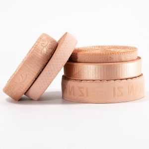 High quality adjustable shiny nylon shoulder strap elastic bra strap Invisible