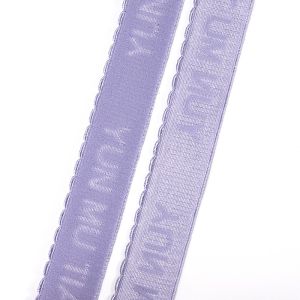 Wholesale custom width color elastic bra strap nylon soft invisible elastic band