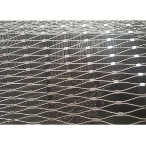 Buy cheap 316l Stainless Steel Rope Zoo Wire Mesh Aviary Zoo Mesh Inter Woven Type from wholesalers