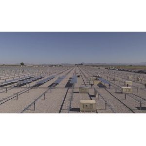 0.08 Kwh/d Adjustable Array Roof Mounted Solar Tracker Single Axis Solar Panel