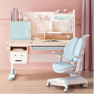 Buy cheap Height Adjustable Kids Study Table with Personalized Bookshelf and Drawer 1100MM from wholesalers