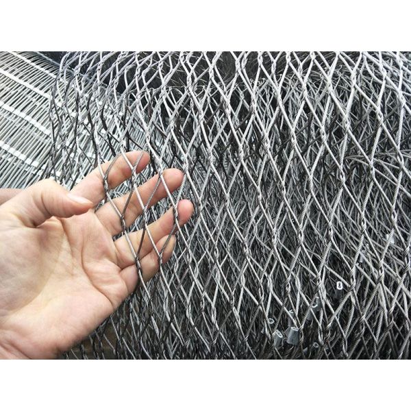 Buy cheap 304 316l Stainless Steel Metal Wire Rope Mesh For Security Animal Zoo Wire Mesh from wholesalers