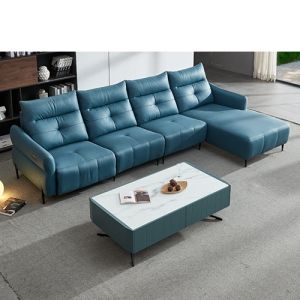 Buy cheap 2022 New Technology Fabric Sofa Electric Multifunctional Italian Corner Living Room Space Capsule Combination Sofa from wholesalers