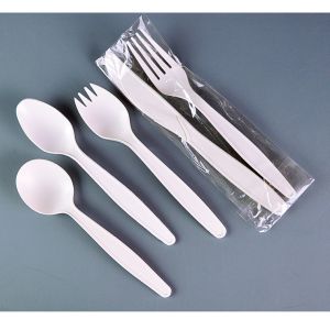 3 in 1 Automatic Horizontal Paper Spoon Fork Cutlery Packing Machine with Best