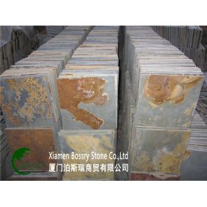 Buy cheap Cheapest natural round slate stepping stone from wholesalers