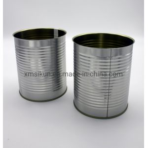 Buy cheap Wholesale Empty Round Metal Painted Tin Can With Lid , Food Aluminium Tin Containers from wholesalers
