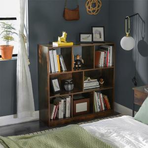 Wooden Bookcase for Sale, Storage Bookshelf, Particleboard Bookshelf for Home,