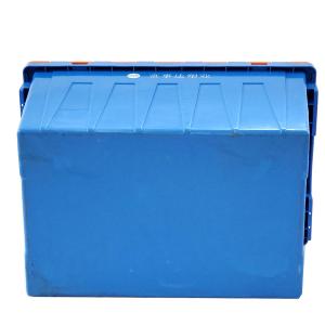 Buy cheap Convenient PP Plastic Storage Bin Container with Hinged Lid and Stackable Design from wholesalers