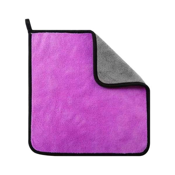 Quality 30*30 Superfine Fiber Car Wash Towel with Strong Water Absorption and Special Design for sale