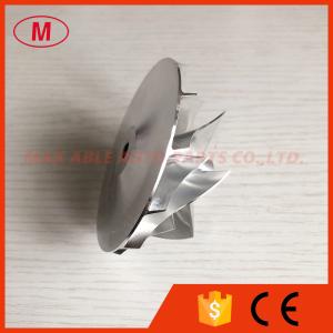 Buy cheap TD05H forward 49179-02712 56.24/75.00mm 6+6 blades turbo aluminum 2618/milling/ Billet compressor wheel for 49179-02712 from wholesalers