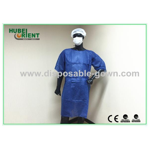 Quality L XL Polypropylene Disposable Patient Gown Without Sleeves for sale