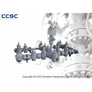 Buy cheap Oilfield Wellhead Choke Manifold 3-1/8" 5000psi Weco Hammer Union With Two Flow Paths from wholesalers