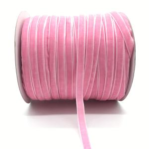 5/8'' mixed color single face velvet ribbon