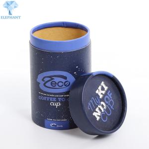 Buy cheap Clothes T Shirt Cylinder Cardboard Containers With Lids Glossy Lamination from wholesalers