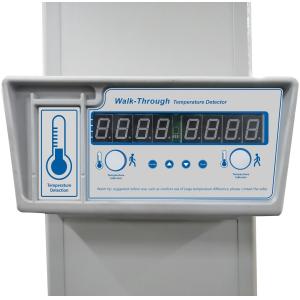 Buy cheap Quick Test Contactless Walk Through Metal Detector With Temperature Sensor from wholesalers