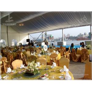 Buy cheap 15X20 200 Seater Luxury Wedding Tents A Frame Shape 100 Km/H Wind Resistance from wholesalers