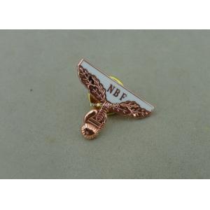 Buy cheap Classic Embossed collected Soft Enamel Pin , Hard Enamel NBF Pin With Copper Plating from wholesalers