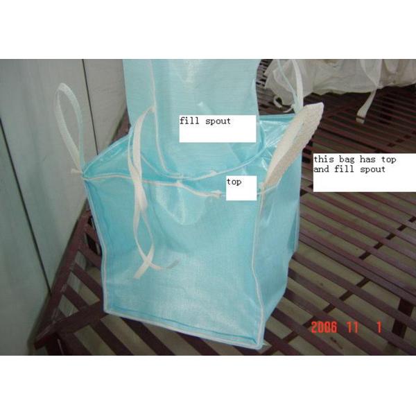 OEM Tubular Big FIBC Bulk Bag Containers , Woven Polypropylene Jumbo Bags