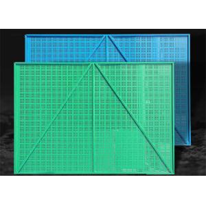 Buy cheap Green Perforated Industrial High Rise Safety Screens Fall Protection Round Hole from wholesalers