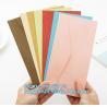 Buy cheap Wholesale custom 4X6 greeting cards 100 pack V flap brown kraft paper A6 envelopes,private label brown kraft paper envel from wholesalers