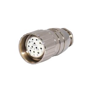Buy cheap 150V M23 12p Solenoid Valve Connector PA66 Straight Assembly Signal Connectors from wholesalers