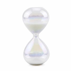 Buy cheap Classic Glass Sand Timer Hourglass  Sand Clock Black And White from wholesalers