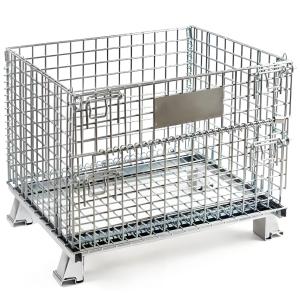 Buy cheap High Capacity Galvanized Foldiding Storage Wire Mesh Cages from wholesalers