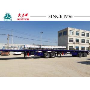 Buy cheap 20FT / 40FT 2 Axle Interlink Flatbed Trailer Side Wall Trailer from wholesalers