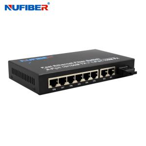Buy cheap 10/100M 8 Port RJ45 1 Fiber Port Dual Fiber MM 1310nm 2km Optical Fiber Ethernet Switch NF-M108C from wholesalers