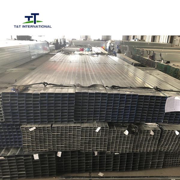 Wear Resistant Rectangular Steel Tubing , Galvanized Rectangular Tubing Rust